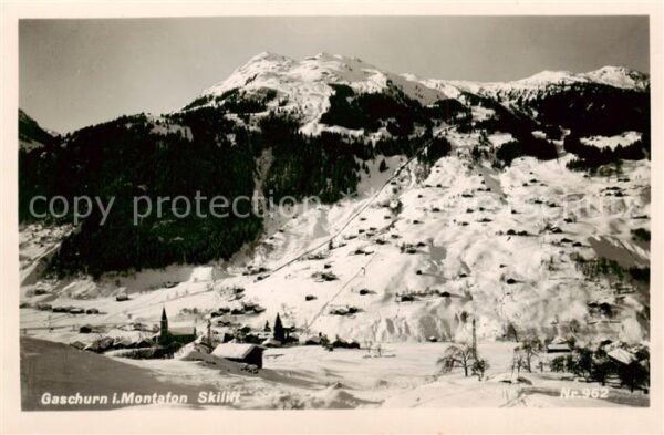 Gaschurn Vorarlberg Skilift