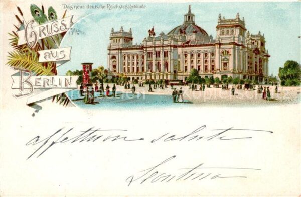 Berlin Reichsgebaeude Aussenansicht