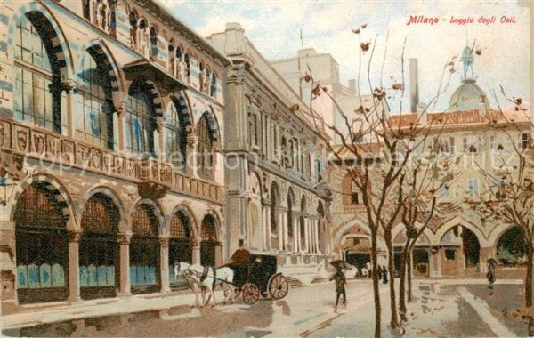 Milano Mailand IT Loggia degli Osii - Kutsche