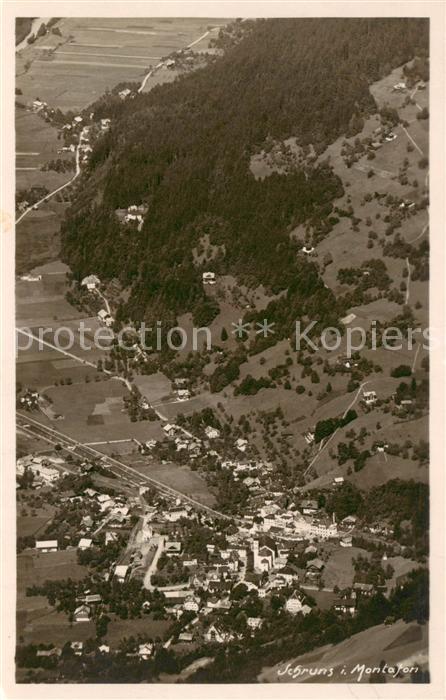 Schruns Vorarlberg Fliegeraufnahme Gesamtansicht