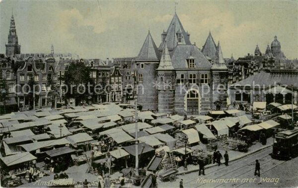 Amsterdam  NL Nieuwmarkt met Waag