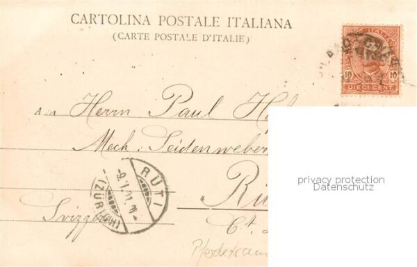 Milano Mailand IT Via Principe Umberto - Gespann-Kutsche – Bild 2