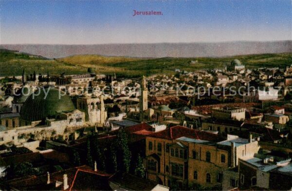 Jerusalem Yerushalayim Teilansicht