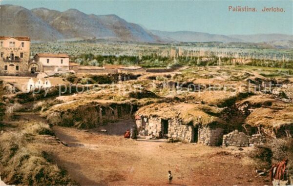 Jericho  Israel Teilansicht Huetten