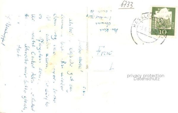 Hassloch Pfalz Teilansichten m. Fachwerkhaeusern – Bild 2