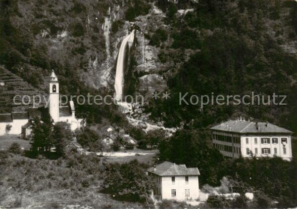 Ospizio Passo Gardena Chiesa e cascata