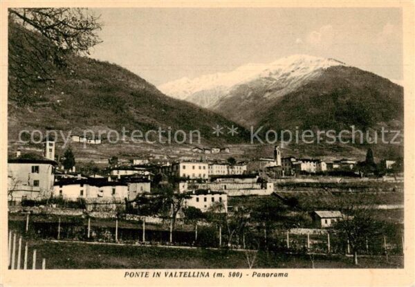 Valtellina Veltlin Gerola Sondrio Lombardia IT Panorama
