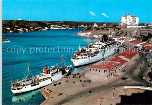 Mahon Menorca Islas Baleares ES Teilansicht d. Hafens