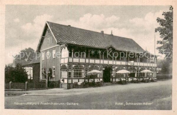 Friedrichsbrunn Harz Hotel Schwarzer Adler Aussenansicht