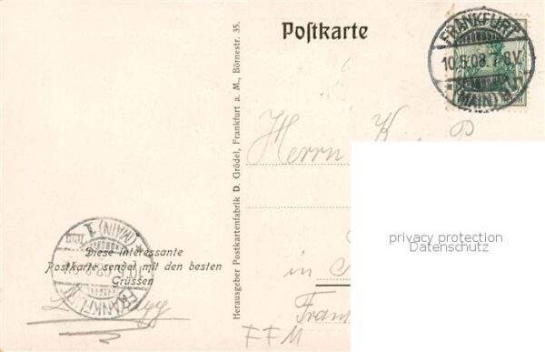 Frankfurt Main Bismarck-Denkmal – Bild 2