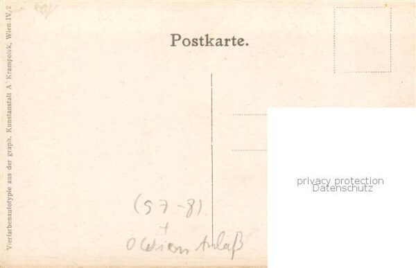Wien AT Kuenstlerkarte Wiener Blumentag 1912 – Bild 2