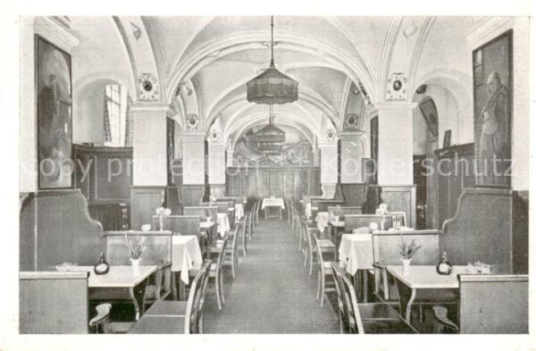 Muenchen Weinrestaurant Apostel-Keller Innenansicht
