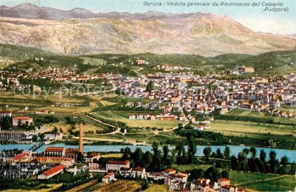 Gorizia Goerz IT Veduta generale da Piedimonte del Calvario