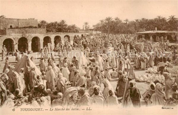 Touggourt Algerie Marché des dattes