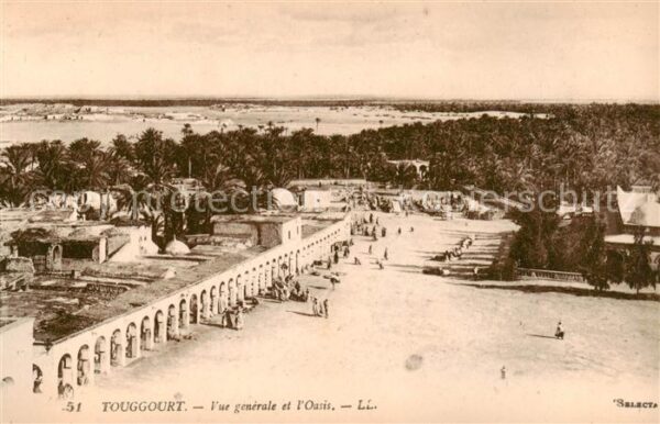 Touggourt Algerie Vue Generale et l oasis