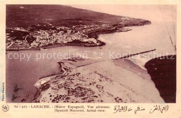 Larache Maroc Vue aérienne