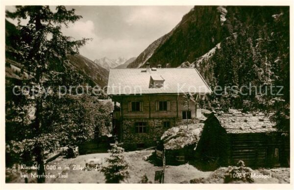Zillergrund Mayrhofen Zillertal AT Klaushof