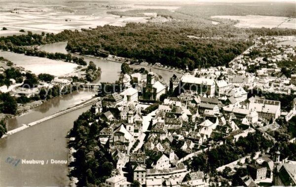Neuburg  Donau Fliegeraufnahme