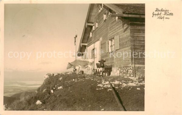 Hochrieshuette 1569m Rosenheim Gipfelhuette
