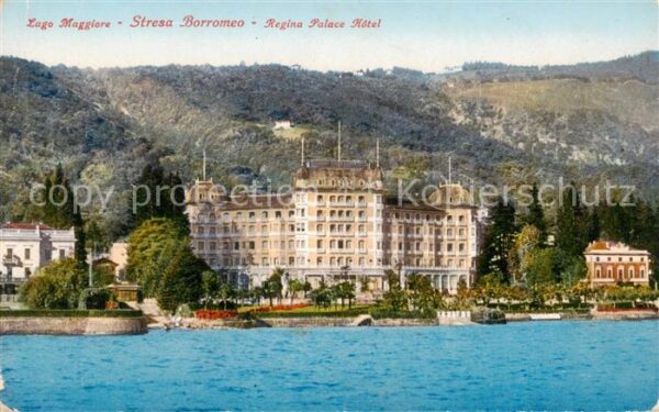 Stresa Lago Maggiore IT mit Borromeo Regina Palace Hotel