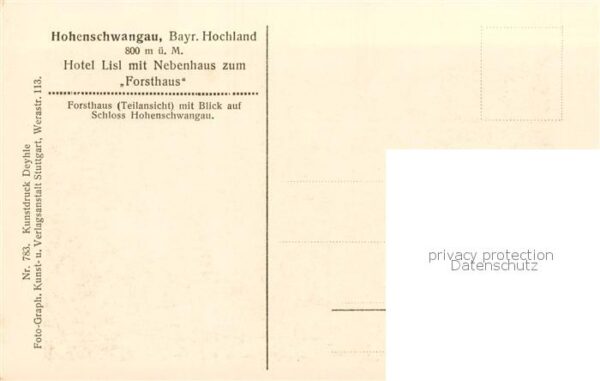 Hohenschwangau Hotel Lisl mit Nebenhaus zum Forsthaus Schloss – Bild 2