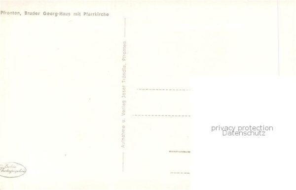 Pfronten Bruder Georg Haus mit Pfarrkirche – Bild 2