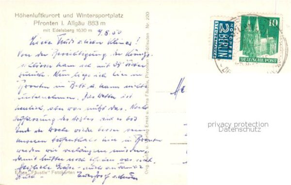 Pfronten Panorama mit Edelsberg Allgaeuer Alpen – Bild 2