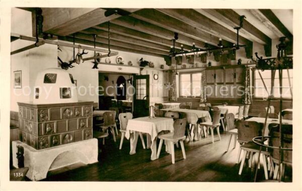 Hohenschwangau Cafe und Weinstube Kainz Gaststube Kamin
