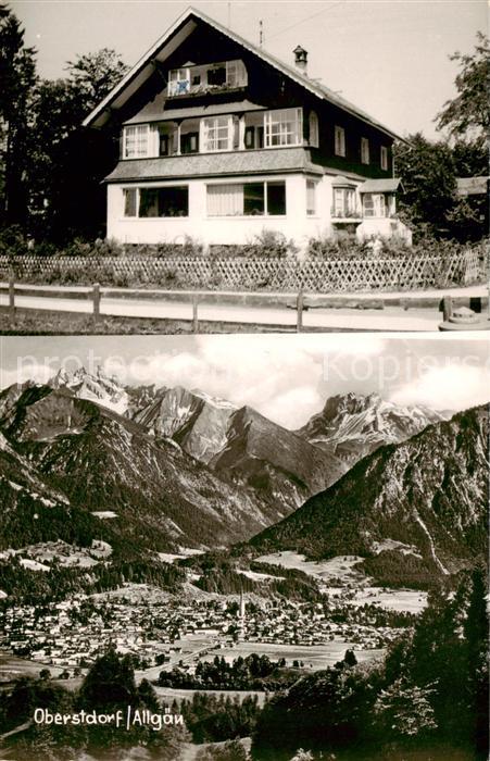 Oberstdorf Panorama Allgaeuer Alpen Fremdenheim Sonnenhaus