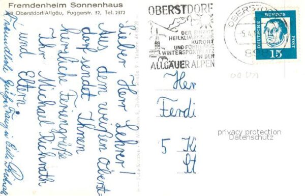 Oberstdorf Panorama Allgaeuer Alpen Fremdenheim Sonnenhaus – Bild 2