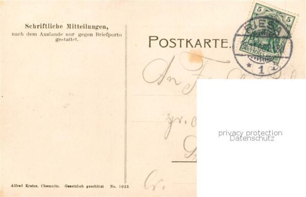 Riesa Sachsen Kaiser Wilhelm Platz Marktplatz Hafen Technikum Elbbruecke – Bild 2
