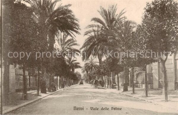 Nervi Genova Genua Liguria IT Viale delle Palme