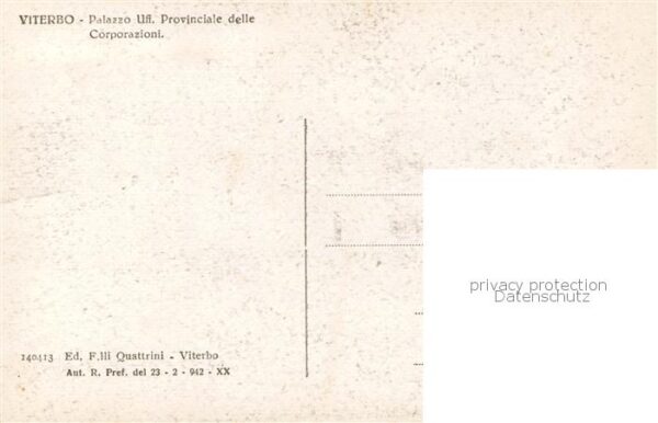 Viterbo IT Palazzo Uff. provinciale delle Corporazioni – Bild 2