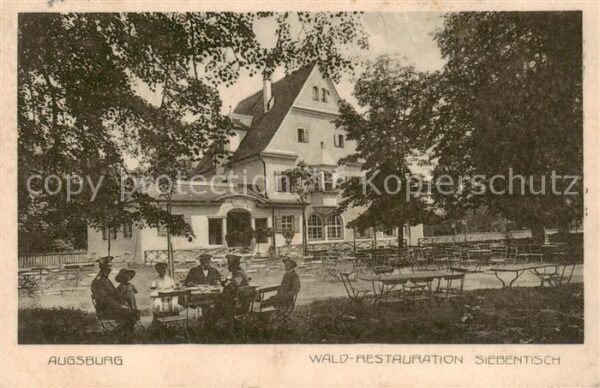 Augsburg Waldrestaurant Siebentisch