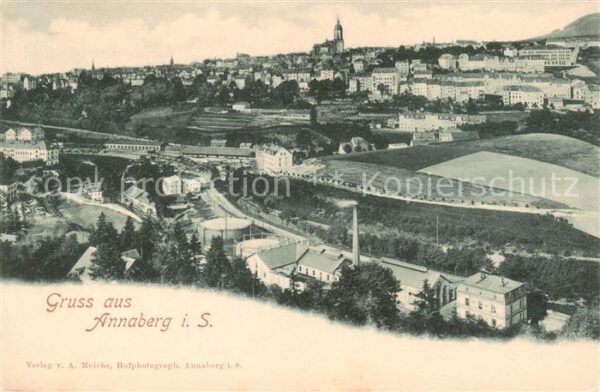 Annaberg -Buchholz Erzgebirge Panorama