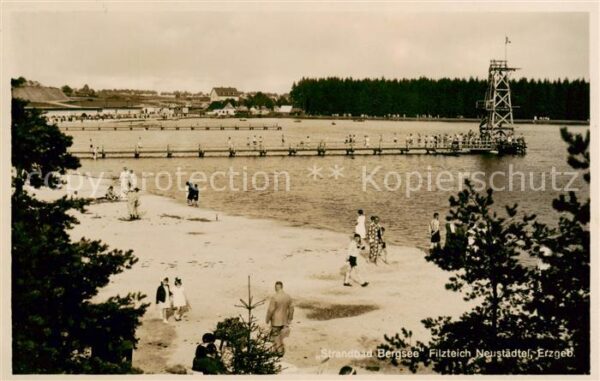 Neustaedtel Sachsen Erzgebirge Strandbad Bergsee Filzteich