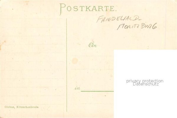 Moritzburg Sachsen Kurhaus Friedewald Kuenstlerkarte – Bild 2