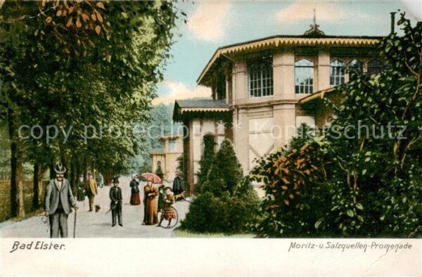 Bad Elster Moritz- und Salzquellen-Promenade Kurort