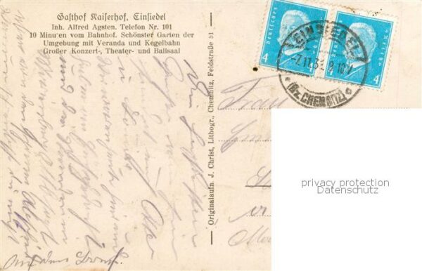 Einsiedel Chemnitz Gasthof Kaiserhof – Bild 2