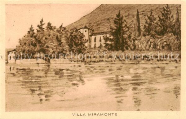Ameno Villa Miramonte Lago d Orta Kuenstlerkarte