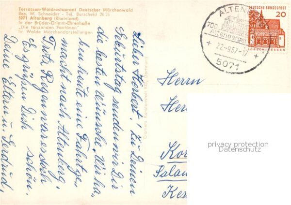 Altenberg Rheinland Terrassen Waldrestaurant Deutscher Maerchenwald – Bild 2