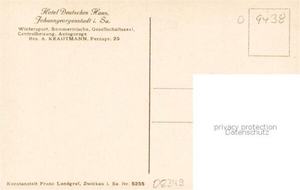 Johanngeorgenstadt Hotel Deutsches Haus – Bild 2