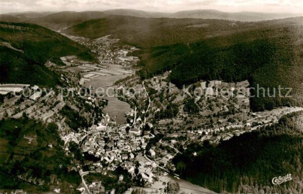 Schoenau Odenwald Fliegeraufnahme