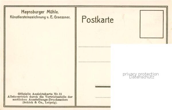 Haynsburg Haynsburger Muehle Kuenstlerkarte – Bild 2