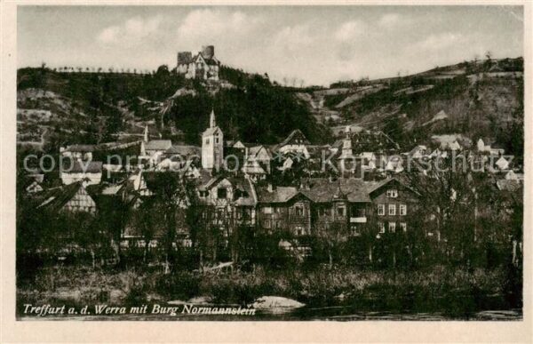 Treffurt Werra mit Burg Normannstein