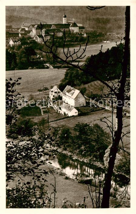 Beuron Donautal Panorama Schloss Kirche