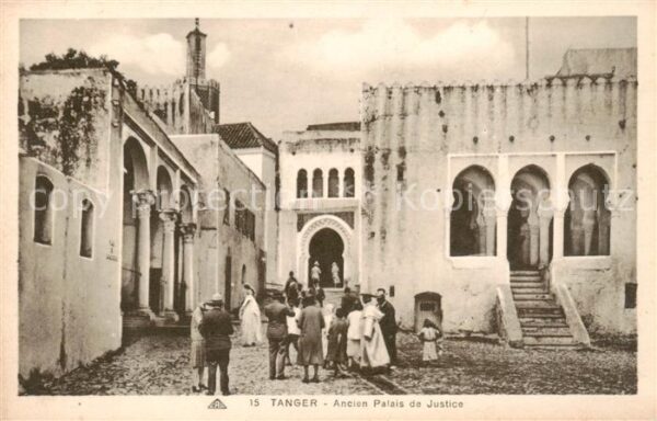 Tanger Tangier Tangiers Maroc Ancien Palais de Justice