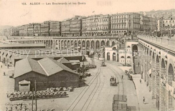 Alger Algerien Les Boulevards et les Quais