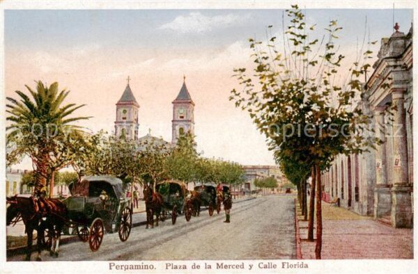 Pergamino Argentina Plaza de la Merced y Calle Florida