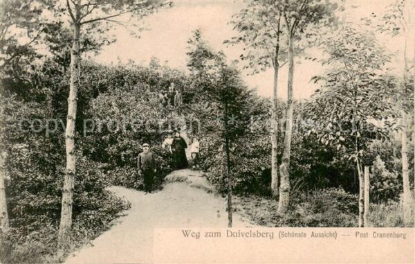 Cranenburg Kranenburg  Niederrhein Weg zum Duivelsberg